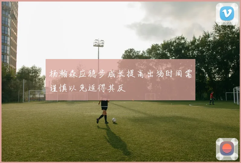 杨瀚森应稳步成长提高出场时间需谨慎以免适得其反